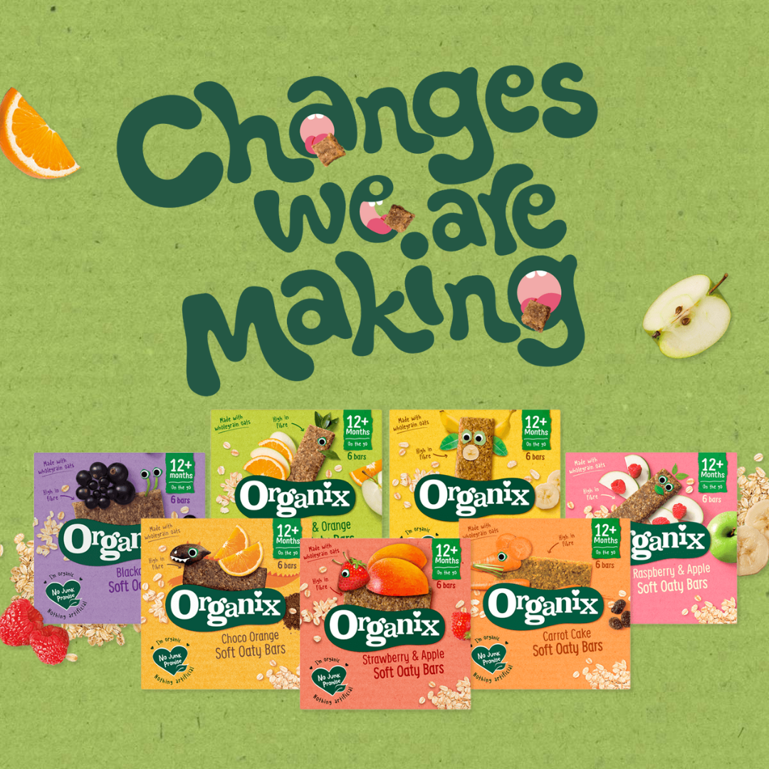 Organix changes to our foods