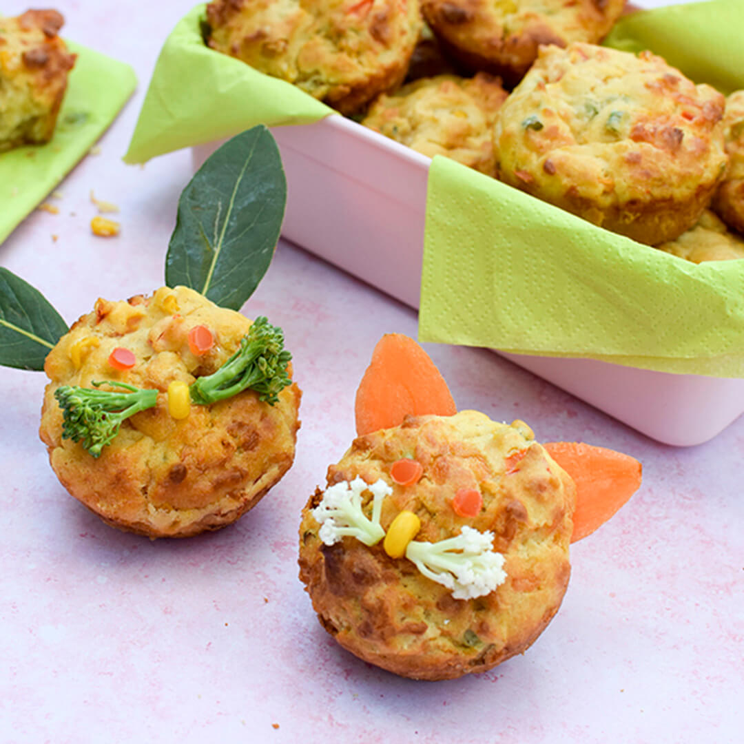 Savoury Vegetable Muffins 