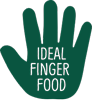 Ideal finger food icon
