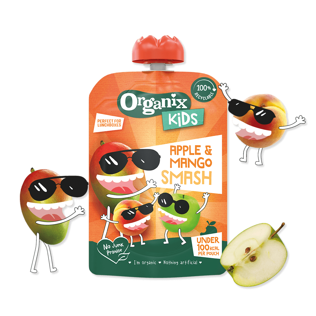 Kids Apple & Mango Smash Pouches