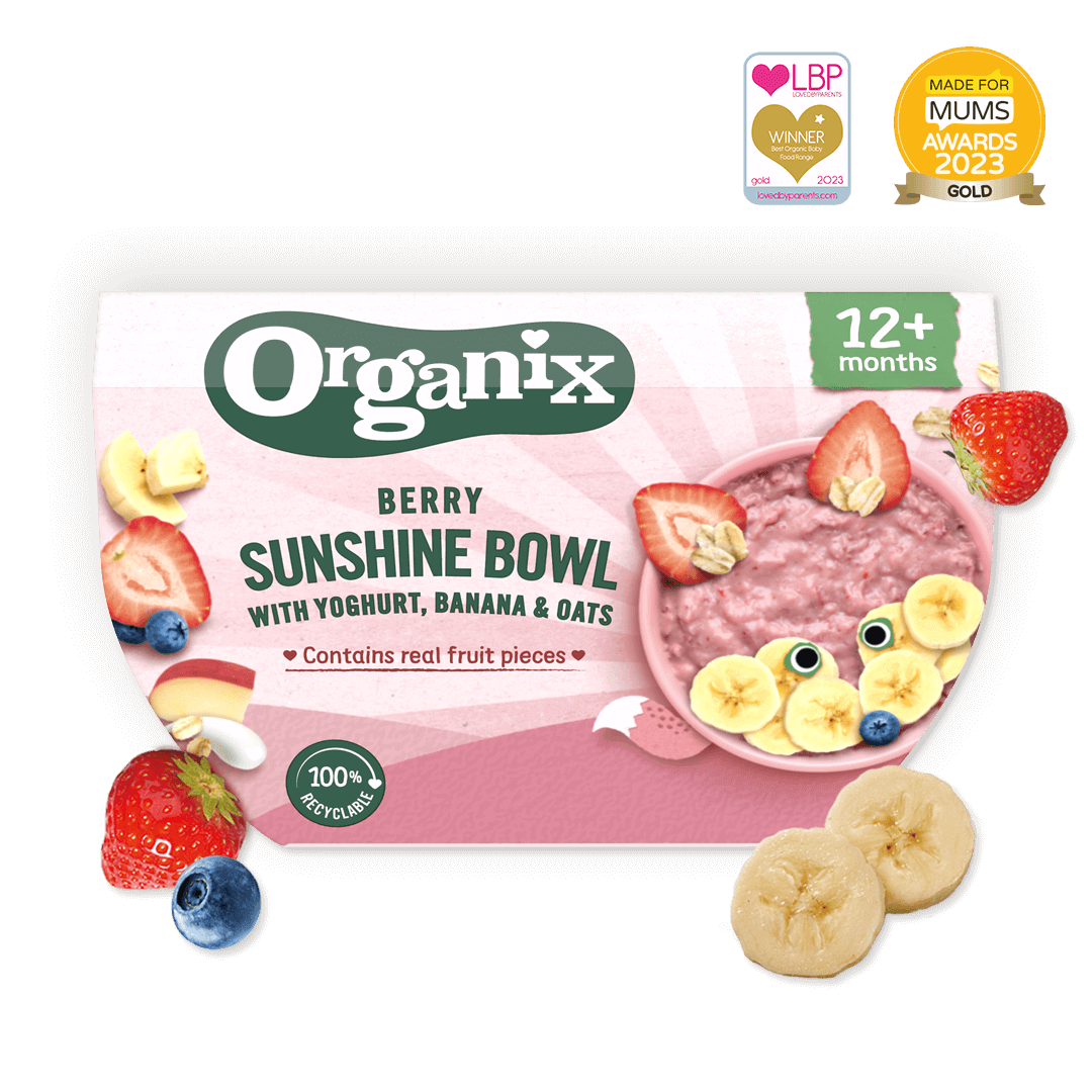 Organix Berry Sunshine Bowl With Yoghurt, Banana & Oats 