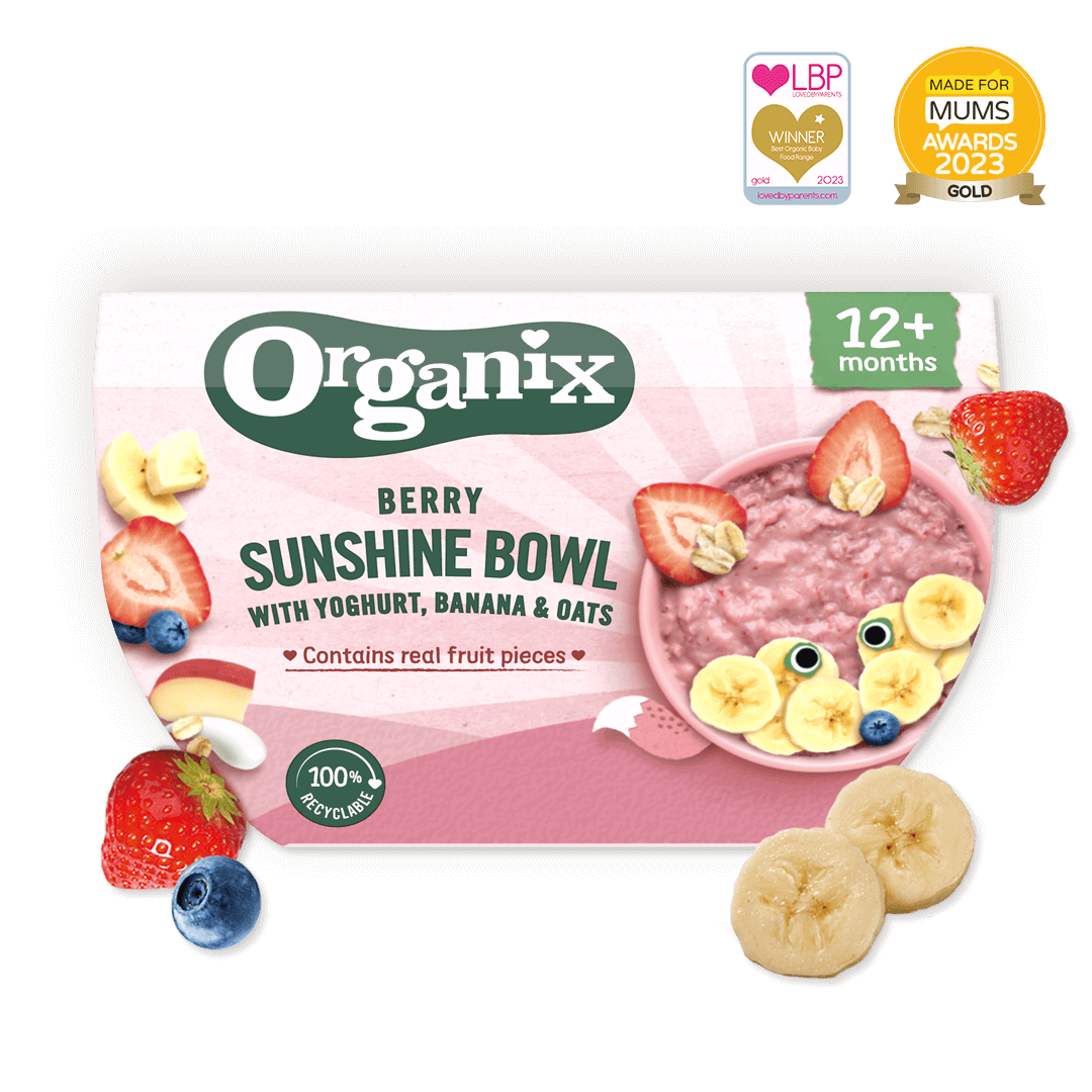 Organix Berry Sunshine Bowl With Yoghurt, Banana & Oats