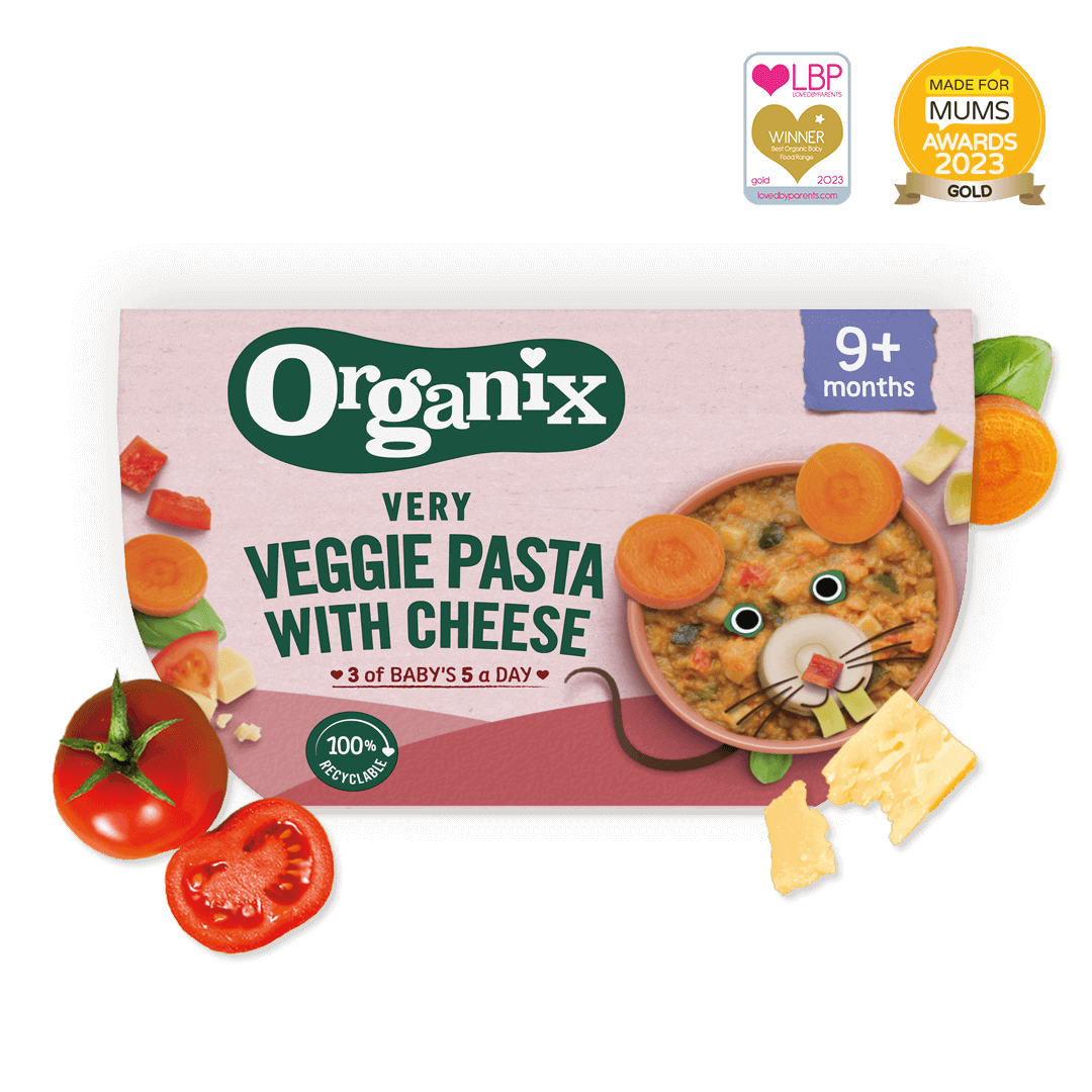 Organix Very veggie pasta with cheese