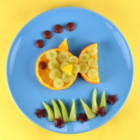 Fantastic Mr Fish Fun Plate
