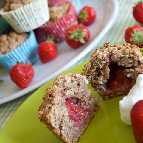 Baby Strawberry Muffins
