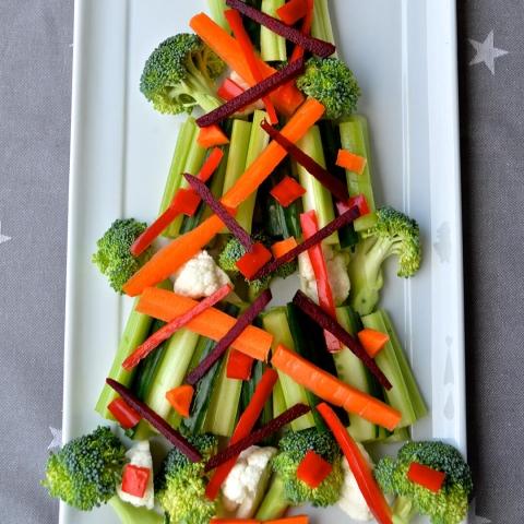 Veg Nibbles Christmas Tree