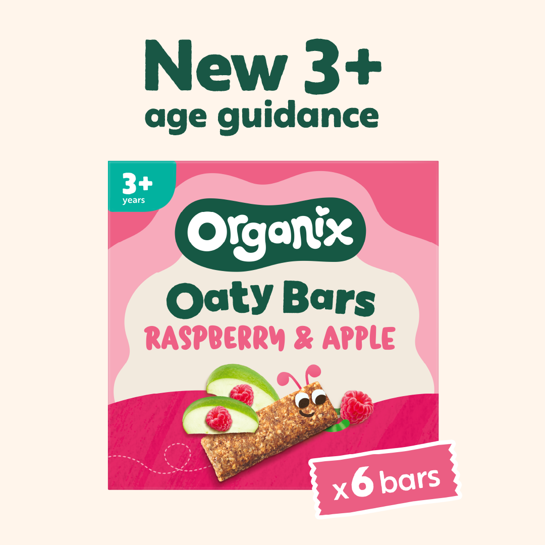 Organix raspberry and apple oaty bars